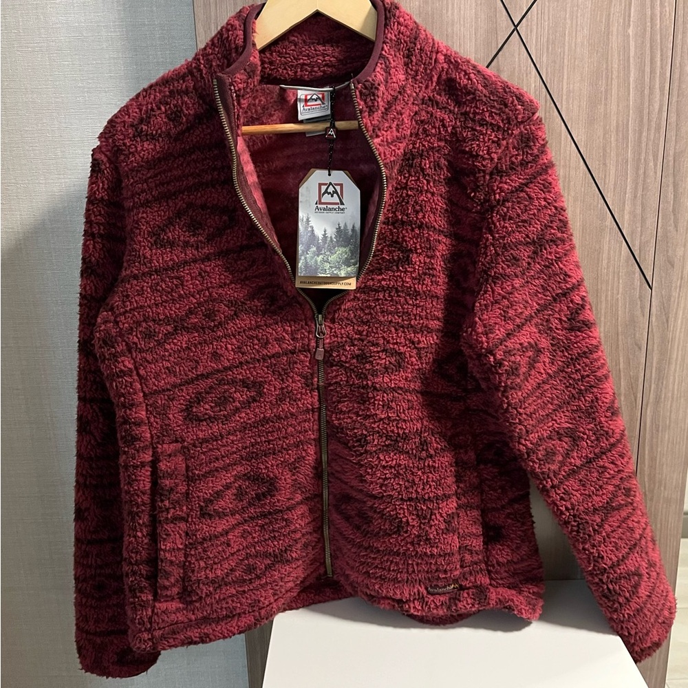 Avalanche Women's Red Fleece Jacket